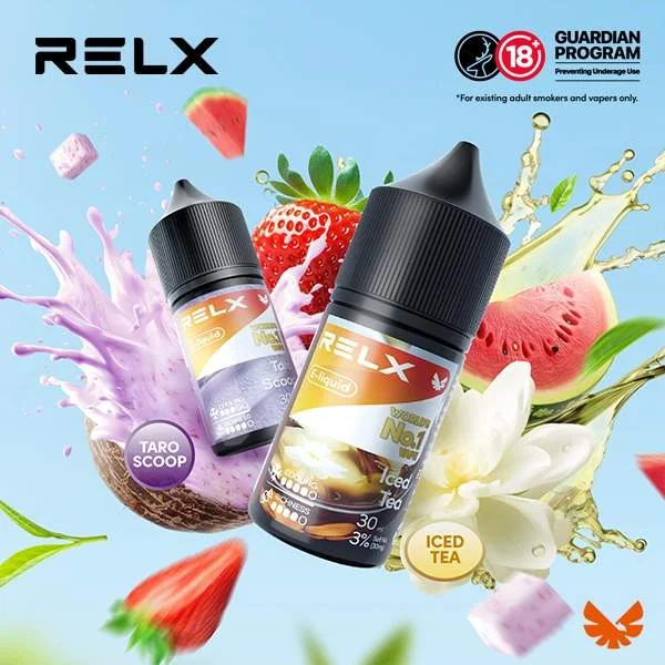 RELX 悅刻煙油 30ml 瓶裝 | 3% 尼古丁鹽、10款經典口味